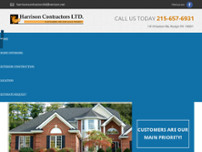 Harrison Contractors LTD website screenshot