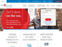 BMO Harris Bank- CLOSED website screenshot