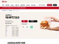 Website Screenshot Bojangles