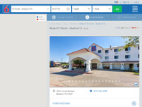 Motel 6 Ft Worth - Bedford TX website screenshot