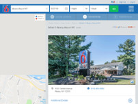 Motel 6 Albany Airport NY website screenshot