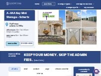 Website Screenshot A-AAAKey Mini Storage - Shertz