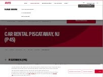Website Screenshot Avis Car Rental