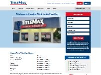 Website Screenshot TitleMax Title Loans