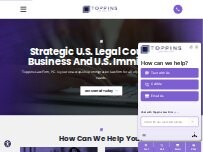 Website Screenshot Toppins Law Firm, P.C.