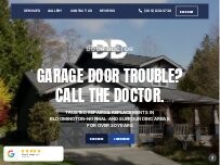 Website Screenshot The Door Doctor