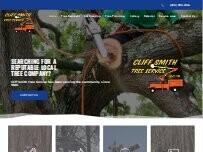 Website Screenshot Cliff Smith Tree Service