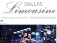 Dallas Limousine Upscale Luxury Transportation website screenshot