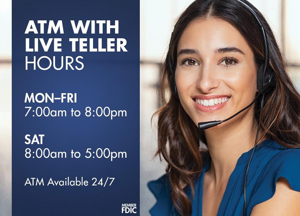 Images Arvest Bank ATM with Live Teller