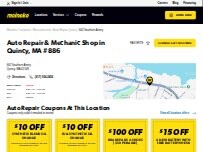 Website Screenshot Meineke Car Care Center