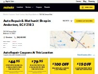 Website Screenshot Meineke Car Care Center