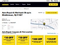 Website Screenshot Meineke Car Care Center