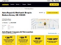 Website Screenshot Meineke Car Care Center