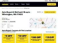 Website Screenshot Meineke Car Care Center