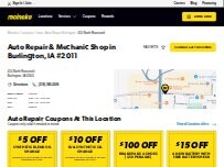 Website Screenshot Meineke Car Care Center