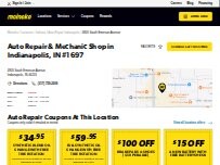 Website Screenshot Meineke Car Care Center