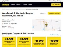 Website Screenshot Meineke Car Care Center