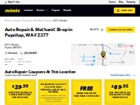 Website Screenshot Meineke Car Care Center