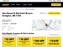 Website Screenshot Meineke Car Care Center
