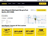 Website Screenshot Meineke Car Care Center