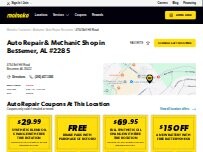 Website Screenshot Meineke Car Care Center