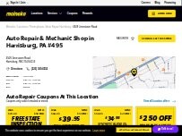 Website Screenshot Meineke Car Care Center