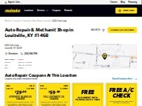Website Screenshot Meineke Car Care Center