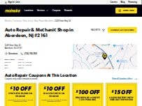 Website Screenshot Meineke Car Care Center