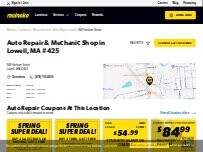 Website Screenshot Meineke Car Care Center