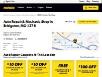 Website Screenshot Meineke Car Care Center