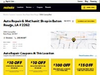 Website Screenshot Meineke Car Care Center