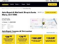 Website Screenshot Meineke Car Care Center