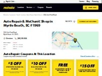 Website Screenshot Meineke Car Care Center
