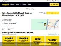 Website Screenshot Meineke Car Care Center