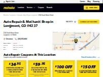 Website Screenshot Meineke Car Care Center