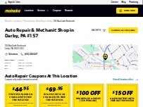 Website Screenshot Meineke Car Care Center