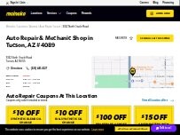 Website Screenshot Meineke Car Care Center