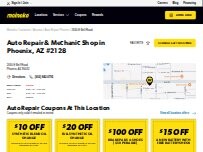 Website Screenshot Meineke Car Care Center