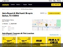 Website Screenshot Meineke Car Care Center
