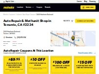 Website Screenshot Meineke Car Care Center