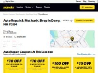 Website Screenshot Meineke Car Care Center