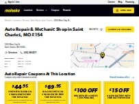 Website Screenshot Meineke Car Care Center