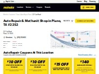 Website Screenshot Meineke Car Care Center