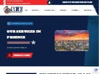 Website Screenshot ACE Cooling, Heating, Plumbing and Electrical