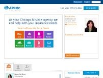 Allstate Insurance: Blanca Caban website screenshot