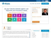 Allstate Insurance: Christopher Hausman website screenshot