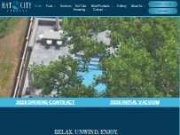 Website Screenshot Hat City Pools
