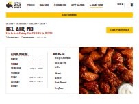 Website Screenshot Buffalo Wild Wings