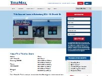 Website Screenshot TitleMax Title Secured Loans