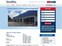 Website Screenshot TitleMax Title Secured Loans